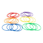 24 Pcs Plastic Ring Toss Game for Kids Toss Rings for Speed Agility