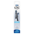Buy now Oral-B Clic Toothbrush replacement heads, 2 count toothbrushes, black refill brush heads at indiglob india