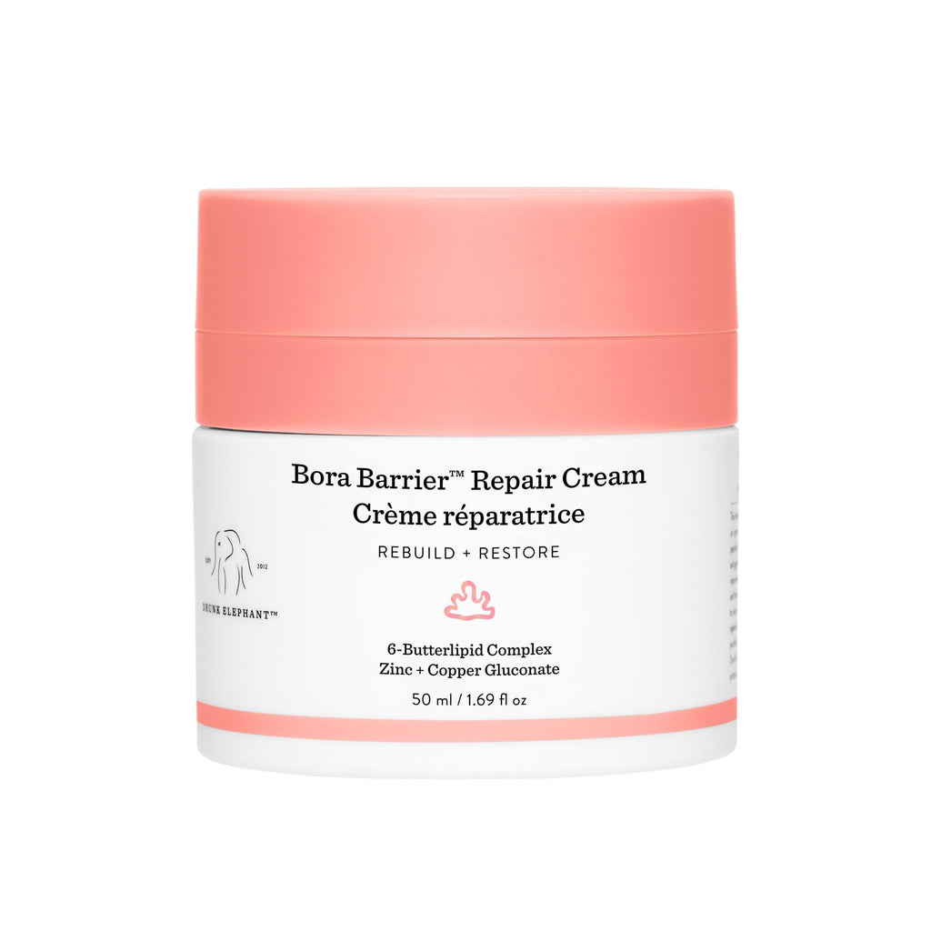 Buy now Drunk Elephant Bora Barrier Repair Cream - 50 ml/1.69 fl oz - Ultra-Rich Moisturizer - Clean Clinical Skincare - Cruelty-Free - Dermatologist-Tested - Free of Essential Oils, Silicones, and Fragrance at indiglob india