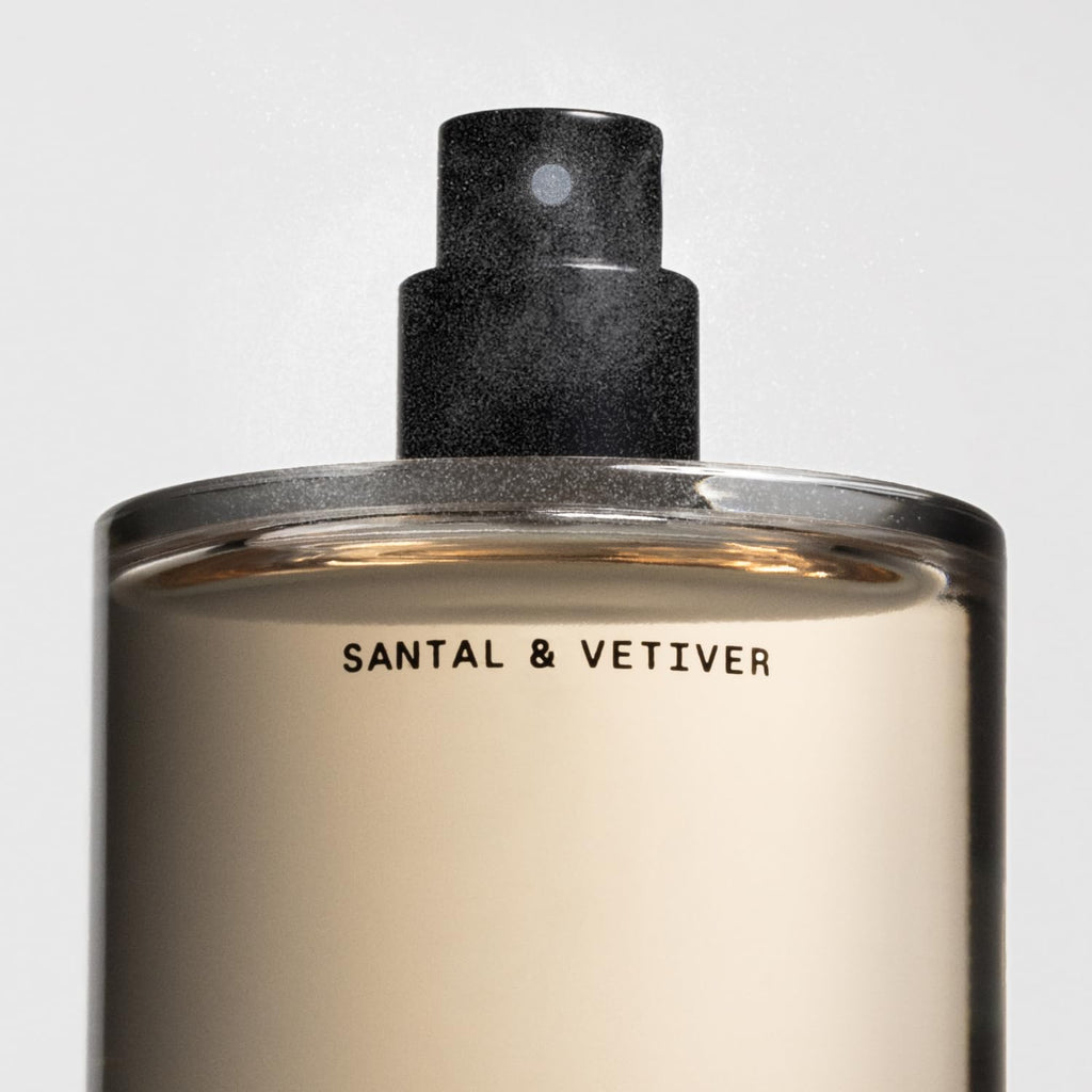 Salt & Stone Hair & Body Mist for Women & Men, Santal & Vetiver 3.4 fl oz | Body & Hair Mist, Warm & Woody Scented Body Spray, Gender Neutral Fragrance with Glycerin & Red Algae, Vegan, Paraben-Free