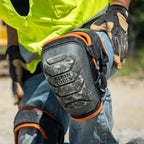 Buy now Klein Tools 60491 Hinged Knee Pads, Heavy Duty Gel Foam Protective Knee Pads with Quick-Fasten Buckle and Thigh Strap, Black at indiglob india
