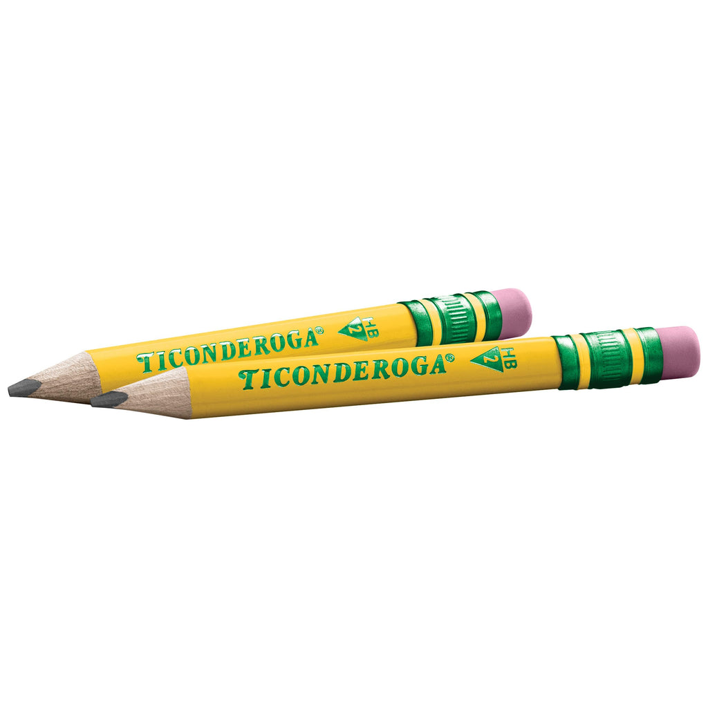 Ticonderoga My First Short Triangular Wood-Cased Pencils, #2 HB Soft