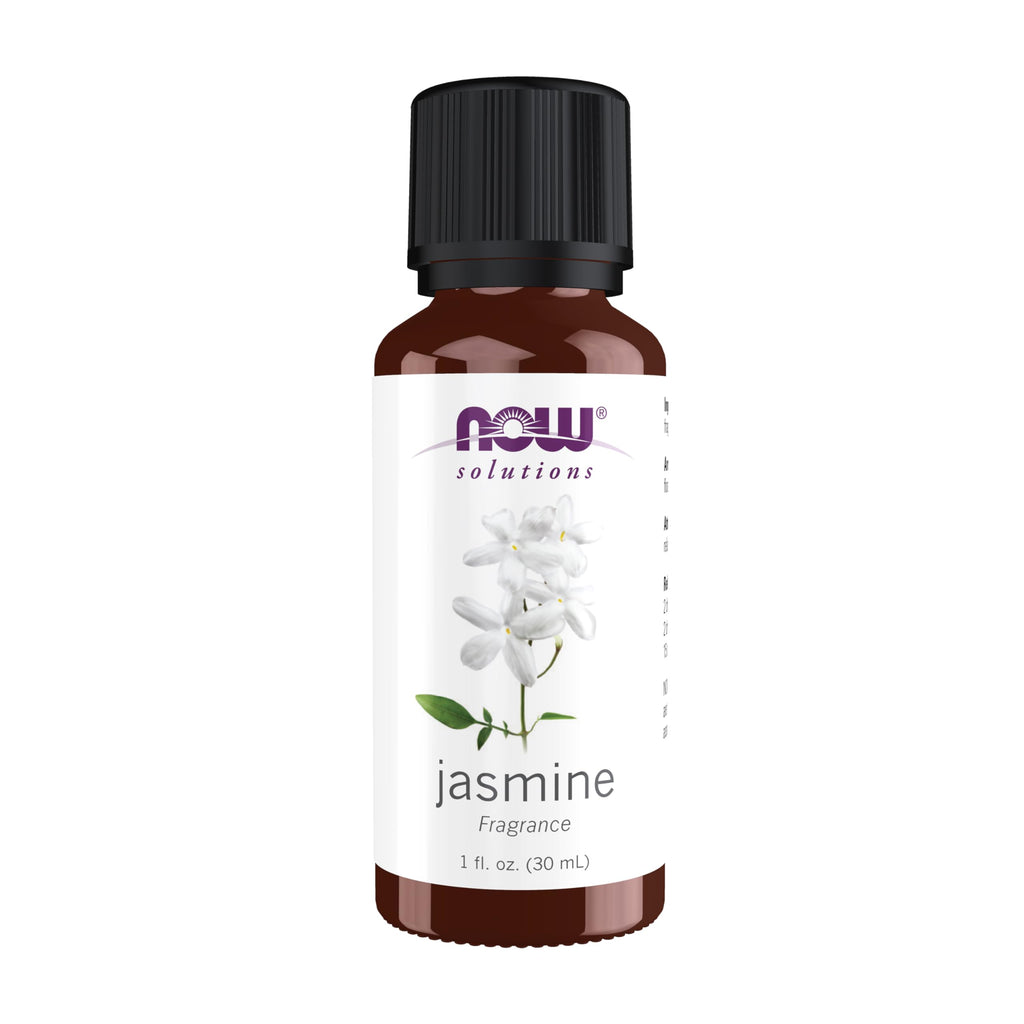 Buy now NOW Essential Oils, Jasmine Fragrance, Romantic Aromatherapy Scent, Steam Distilled, 100% Pure, Vegan, Child Resistant Cap, 1-Ounce at indiglob india