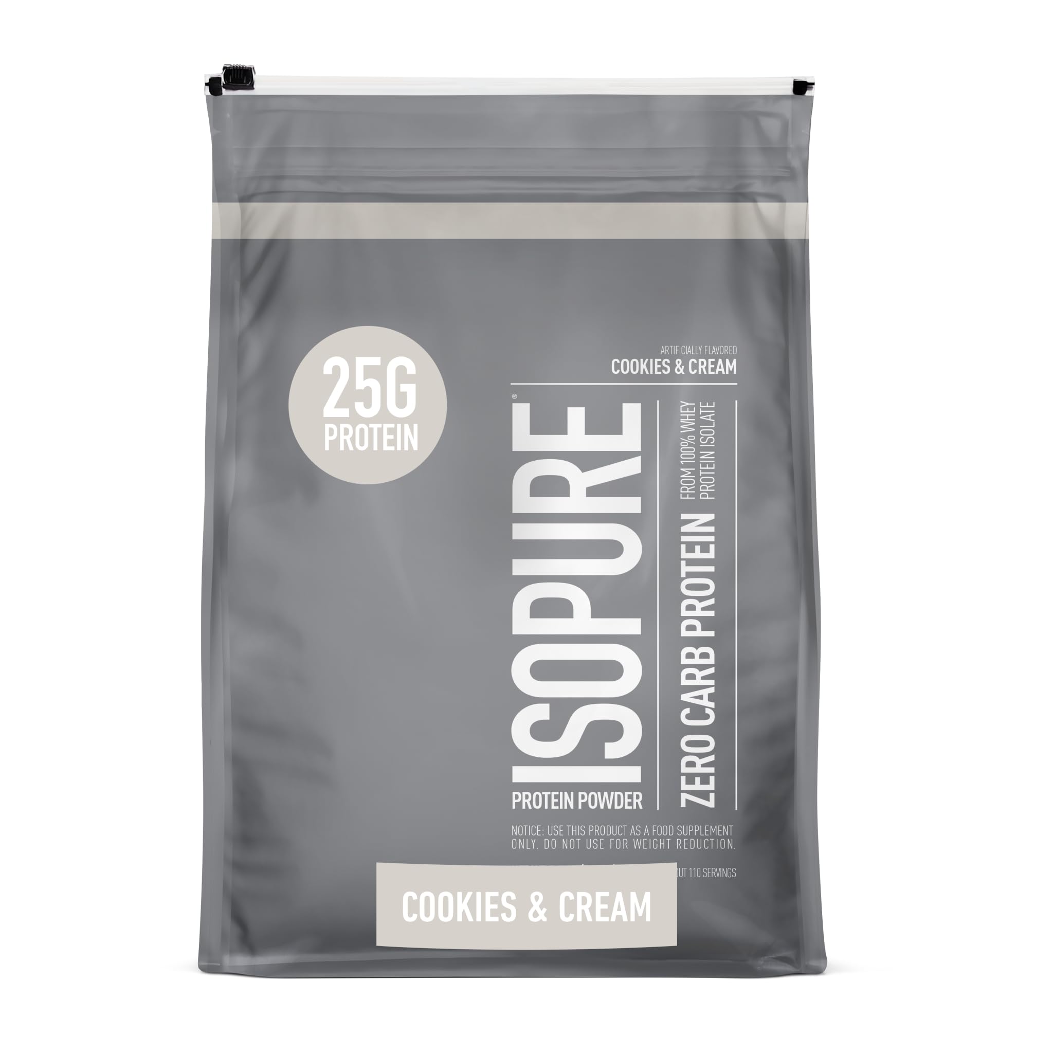 Buy now Isopure Zero Carb 100% Pure Whey Isolate Protein Powder, Lactose Free, Gluten Free, with Vitamins, Creamy Vanilla, 25g Protein Per Serving, 1 Lb, 15 Servings (Packaging May Vary) Cookies & Cream 7.5 Pound (Pack of 1) at indiglob india