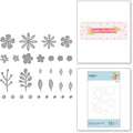 Buy now Spellbinders Etched Dies - Mini Blooms and Sprigs Default at indiglob india