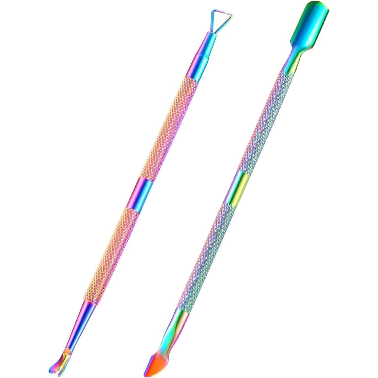Buy now Cuticle Trimmer Cuticle Remover with Cuticle Pusher, XUNXMAS Professional Stainless Steel Durable Pedicure Manicure Tools Cutter Nipper Scissor Clipper for Fingernails and Toenails Dead Skin Black Colorful Pusher at indiglob india