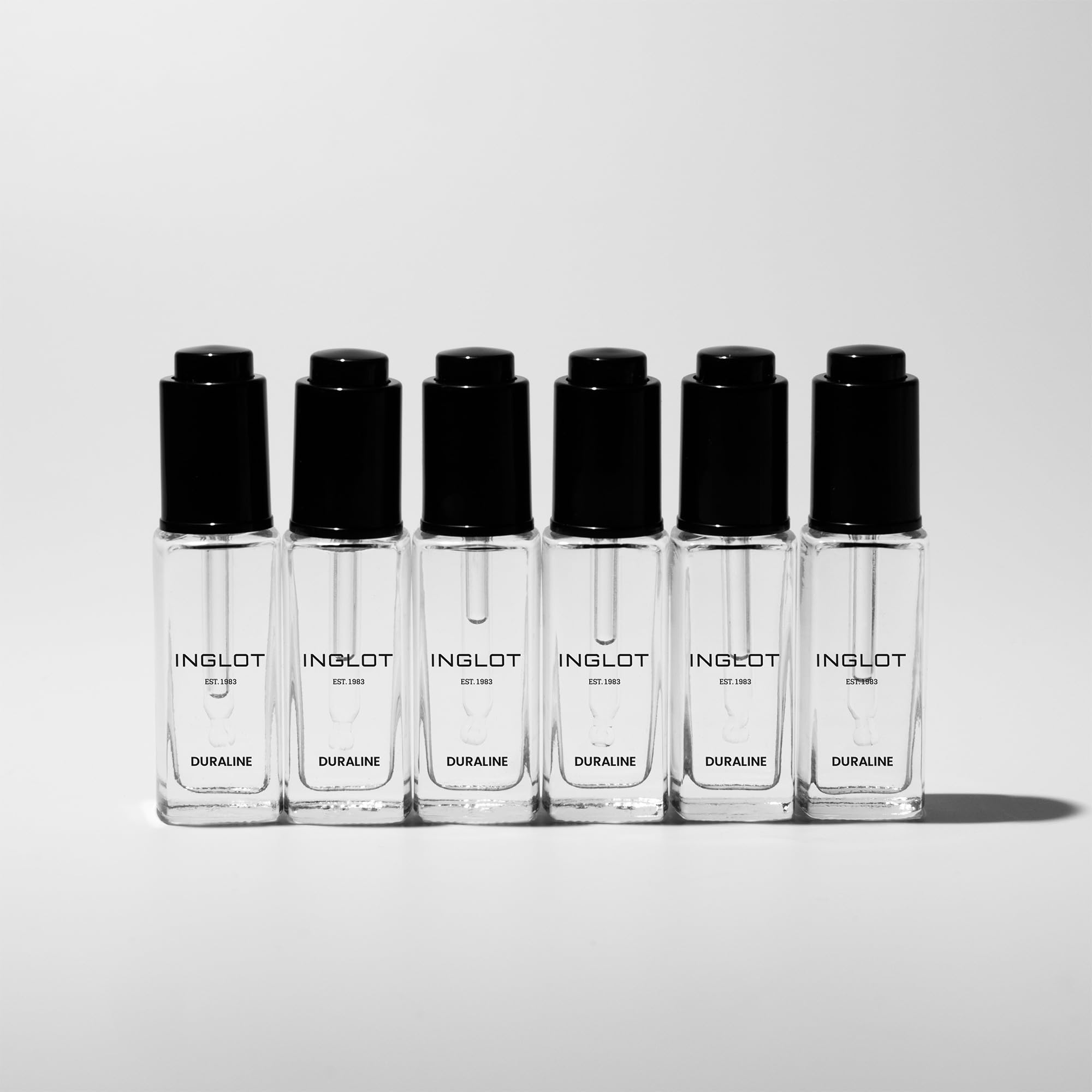 INGLOT Duraline Eyeliner Sealant & Makeup Mixing Liquid Clear 9 ml | Turns any eyeshadow into water-resistant liquid eyeliner; prolongs makeup durability; fragrance- and alcohol-free