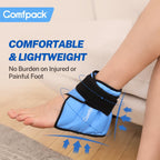 Buy now Heel Ice Pack Wrap for Plantar Fasciitis Relief, Ankle Ice Pack Wrap for Swelling, FSA Eligible, Reusable Gel Cold Pack for Foot Pain Relief, Achilles Tendonitis, Ankle Sprain, Heel Pain at indiglob india
