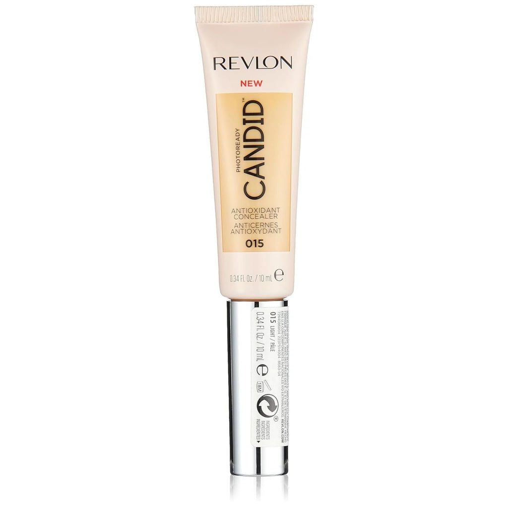 Buy now Revlon Concealer Stick, PhotoReady Candid Face Makeup with Anti-Pollution & Antioxidant Ingredients, Longwear Medium-Full Coverage Infused with Caffine,Natural Finish,Oil Free,015 Light, 0.34 Fl Oz 0.34 Fl Oz (Pack of 1) Light at indiglob india