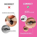 LA MAESII Lash Cluster Glue, 2 in 1 Lash Bond and Seal, Black Eyelash Glue | 10ml,Waterproof, Long Lasting 72H+, Latex Free, Quick Dry, for Sensitive Eyes,DIY at Home Use
