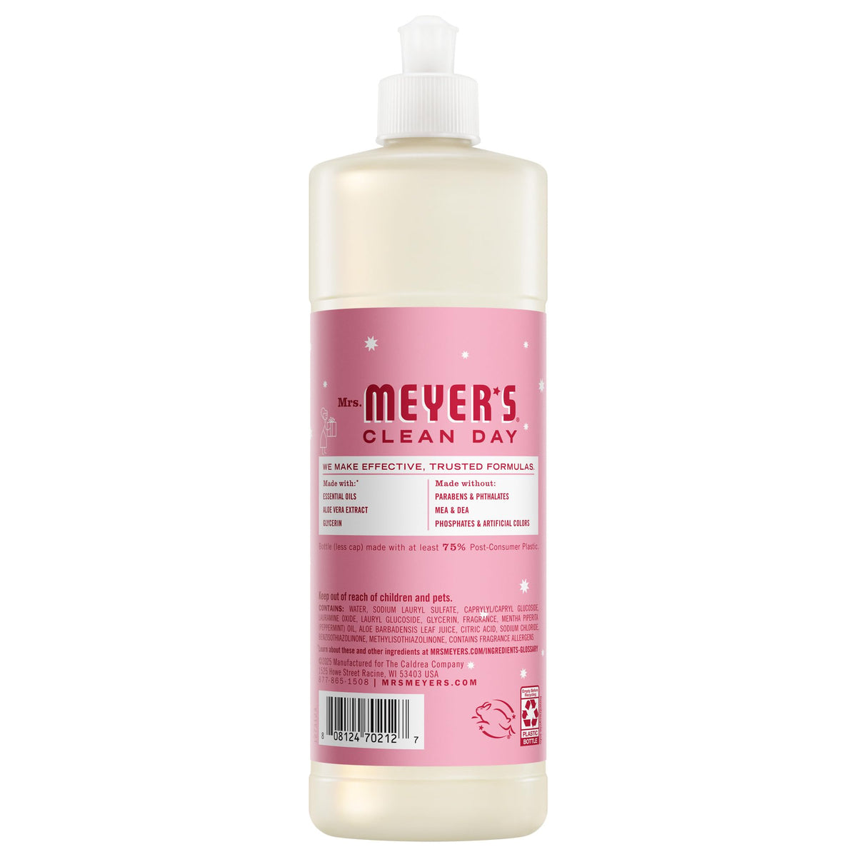 MRS. MEYER'S CLEAN DAY Liquid Dish Soap, Peppermint, 16 fl oz, 3 Pack