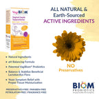 VagiBiom Boric Acid Suppositories with Lactobacillus: Microbiome Flora Balance; Balance and Nourishes Healthy Flora; Paraben-Free Preservative-Free (5count)