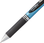 Pentel Energel 0.5 mm Rtx Retractable, 12 Pack of 6 Black & 6 Blue Ink Pens Needle Tip, Pens 0.5 mm Fine Point