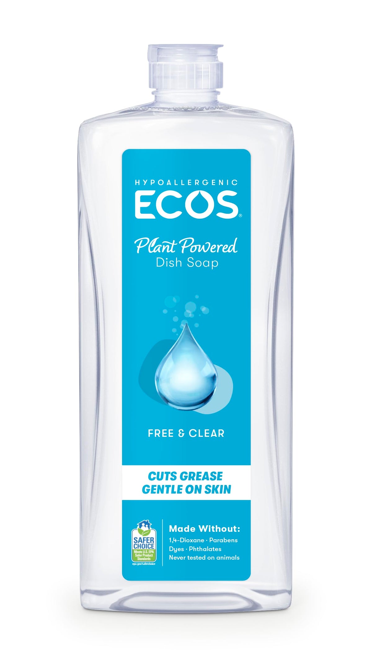 ECOS, Earth Friendly Products Dishmate Detergent and, Free & Clear, 25 Fl Oz