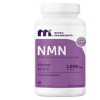 Micro Ingredients NMN Complex 1,000 mg Per Serving, 60 Veggie Capsules | 10-in-1 with Nicotinamide Mononucleotide, Resveratrol, Astaxanthin, TMG & CoQ10. NAD+ Supplement Precursor. Filler Free.