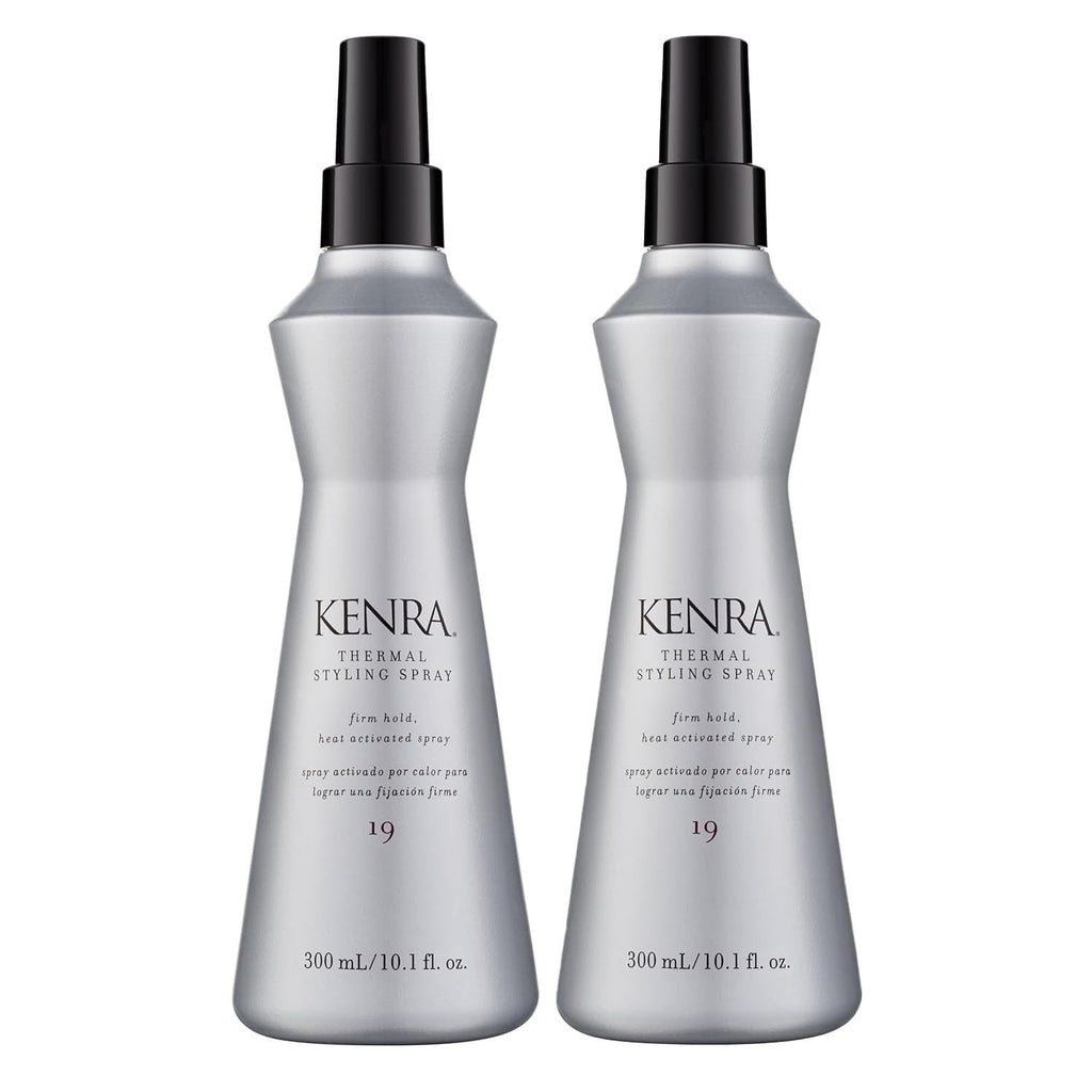 Kenra Professional Thermal Styling Spray 19 | Heat Protection | Firm Hold Heat-Activated | Tames Frizz, Flyaways & Adds Shine | All Hair Types | 10 fl. Oz