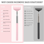 NICEMOVIC 6 Pack Back Scratcher, Stocking Stuffers for Women Adults Girls
