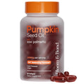 Bloom & Bond® Pumpkin Seed Oil with Saw Palmetto for Women [2000mg per Serving] - Cold-Pressed Organic Softgels for Healthy Hair & Scalp - Supports Fuller-Looking Hair - Plant-Based Supplement
