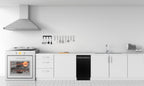 Buy now Honeywell 18 Inch Dishwasher with 8 Place settings, 6 Washing Programs, Stainless Steel Tub, UL/Energy Star- Black at indiglob india
