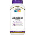 Buy now 21st Century 2000 mg Cinnamon Plus Chromium Vegetarian Capsules (120 Count), Cinnamon Supplements Supports Sugar & Carbohydrate Metabolism, Gluten-Free, Non-GMO, No Added Artificial Flavors 120 Count (Pack of 1) at indiglob india