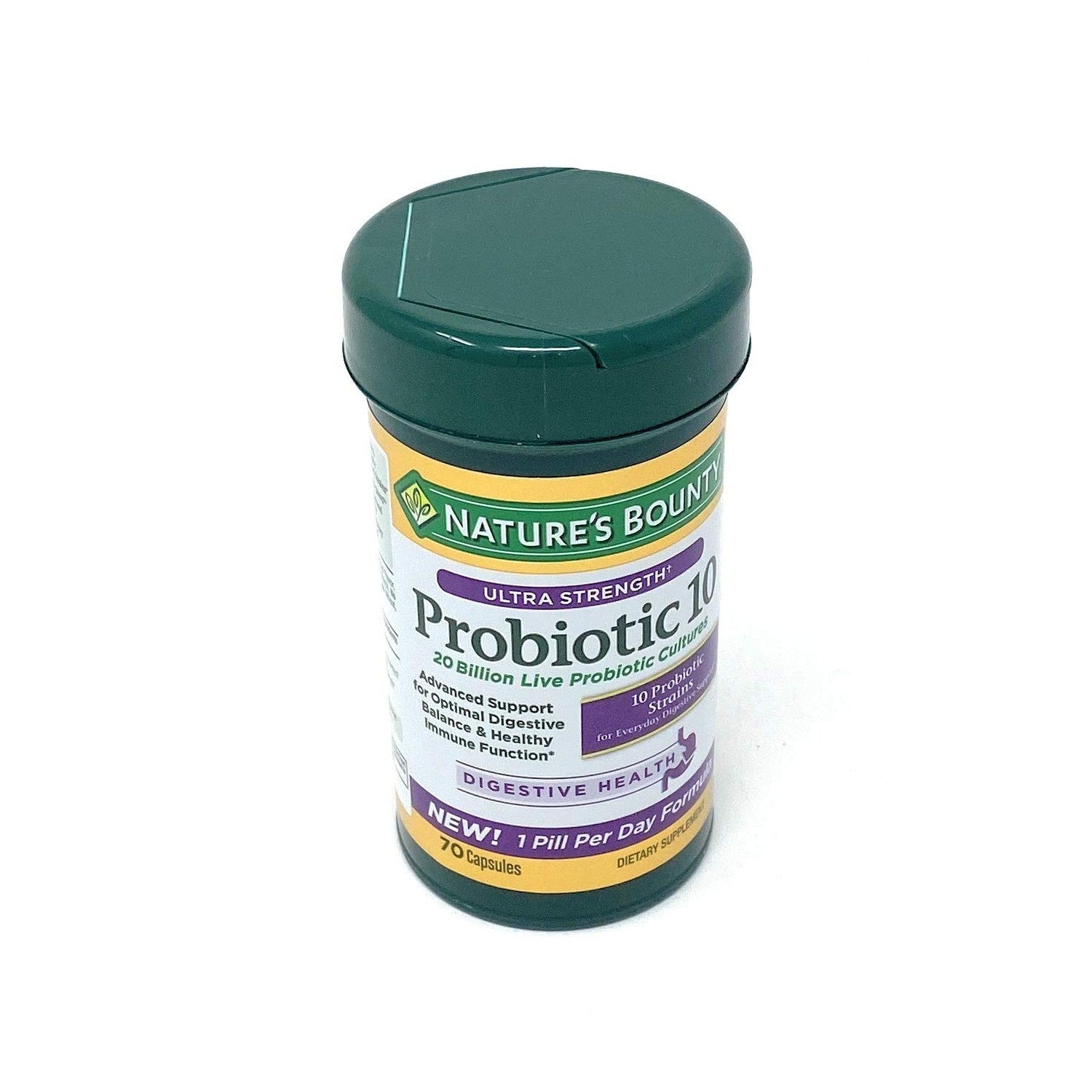 Nature's Bounty Ultra Strength Probiotic 10, 70 Capsules