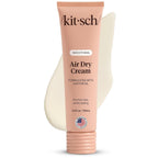 Kitsch Smoothing Air Dry Cream – With Castor Oil & Coconut Oil - 5.3 oz | Frizz Control Hair Care Product – Lightweight Hair Styling Products – Enhances Natural Hair Texture Appearance
