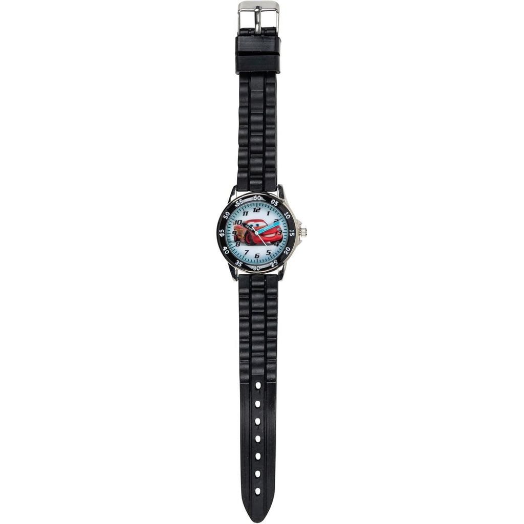 Buy now Accutime Disney Pixar Cars Lightning McQueen Time-Teaching Watch for Kids with Interactive Racing Dial at indiglob india
