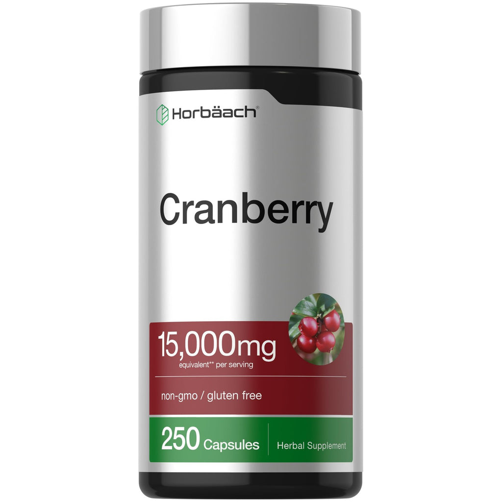 Horbäach Cranberry Concentrate Extract Pills with Vitamin C