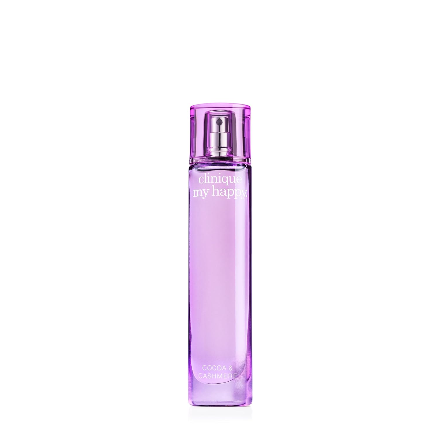 Buy now Clinique My Happy Fragrance Spray | Cocoa & Cashmere, Baby Bouquet, Cookies & Kisses, Indigo Mist, Lily of the Beach, Peony Picnic | Perfumes for Women Cocoa & Cashmere 0.5 Fl Oz - Mini Travel Size at indiglob india