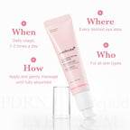 medicube Eye Serum with Salmon DNA PDRN & Pink Peptides | 99% Purity Retinol for Fine Lines - PDRN & Niacinamide for Uneven Skin Tone, Korean Skincare, 1.01 fl.oz