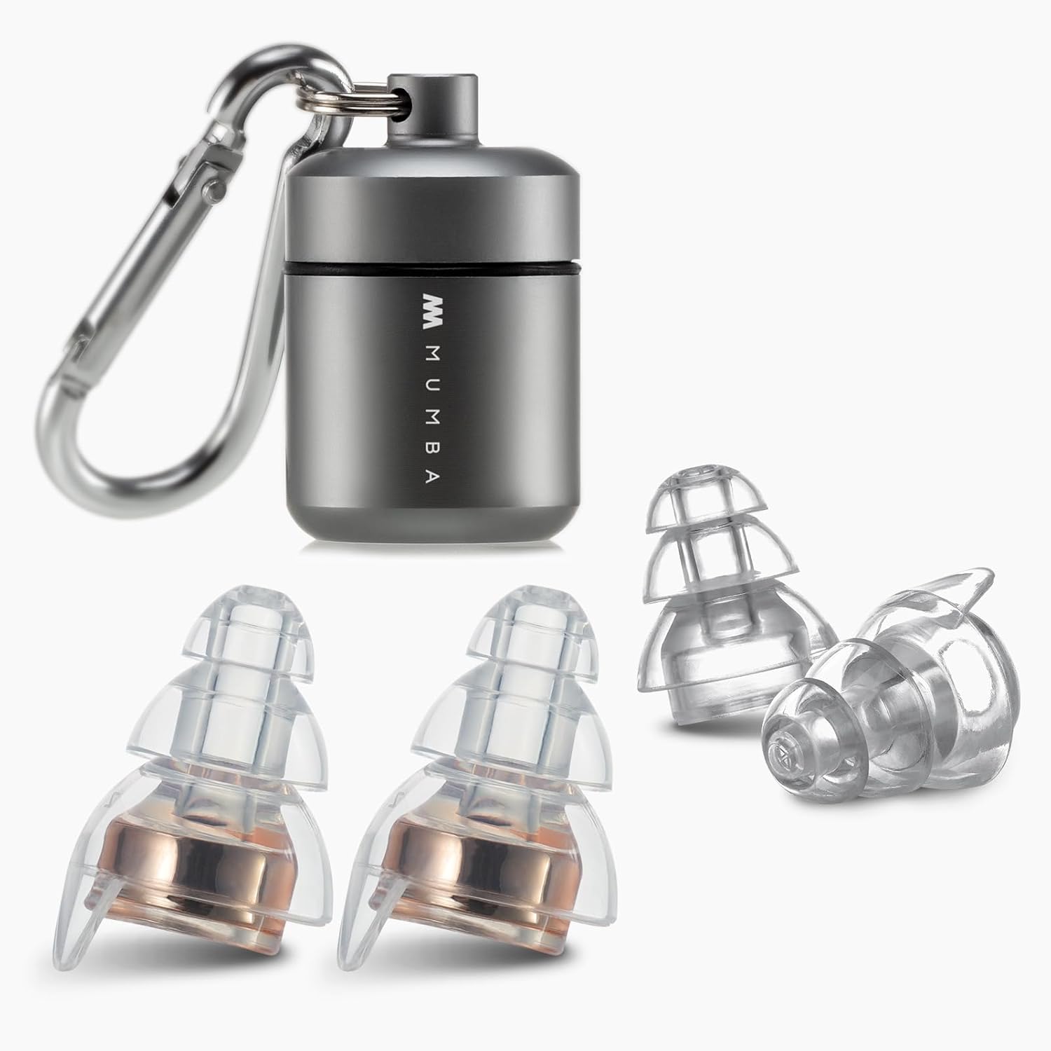 Buy now High Fidelity Concert Earplugs, Reusable Musicians Ear Plugs, 24dB Advanced Filter Technology Ear Protection Rosegold at indiglob india