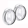 2 Pcs 20 Oz Skinny Tumbler Lid Replacement, Spill Proof, Plastic
