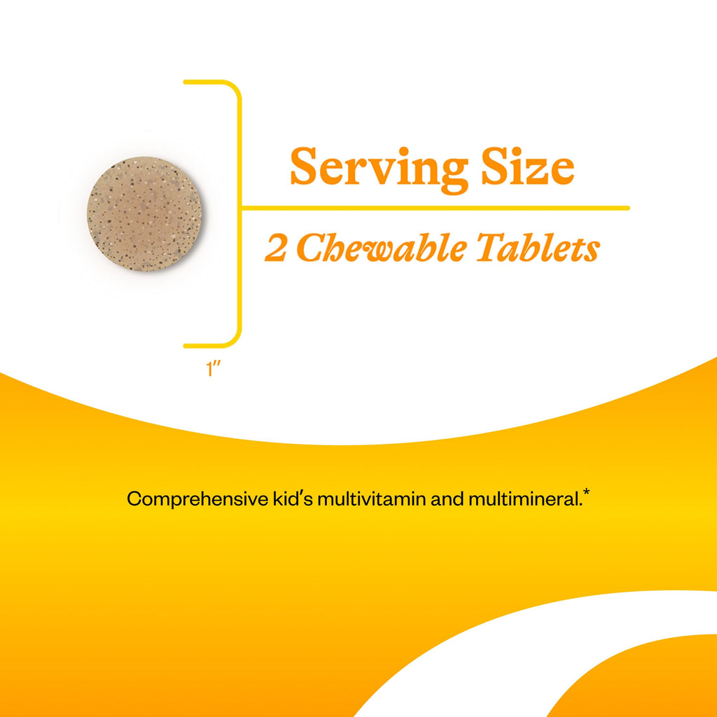 Seeking Health Kids Multivitamin Chewable, Formulated for Children’s Health, with L-5-MTHF L-Methylfolate, B12, Riboflavin, Vitamin A, Vegetarian (60 Chewable Tablets)*