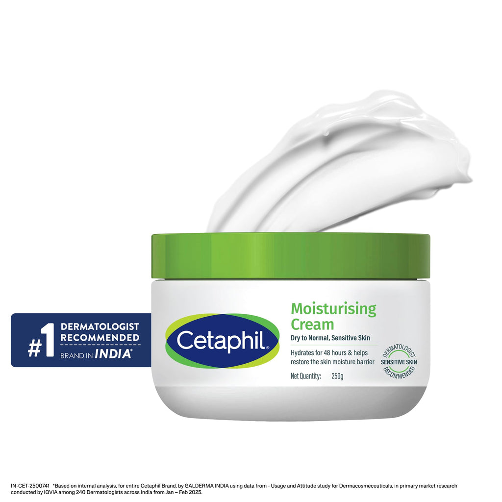 Buy now Cetaphil Face & Body Moisturizer, Hydrating Moisturizing Cream for Dry to Very Dry, Sensitive Skin, NEW 8.8 oz, Fragrance Free, Non-Comedogenic, Non-Greasy (Packaging May Vary) at indiglob india