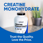Nutricost Micronized Creatine Monohydrate (3,000mg) 500 Capsules | 125 Servings, 750mg Creatine Per Capsule