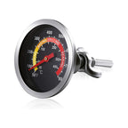 2 pcs BBQ Grill Temperature Gauge, Charcoal Pit Grill Smoker Thermometer Gauge BBQ Temp Gauge