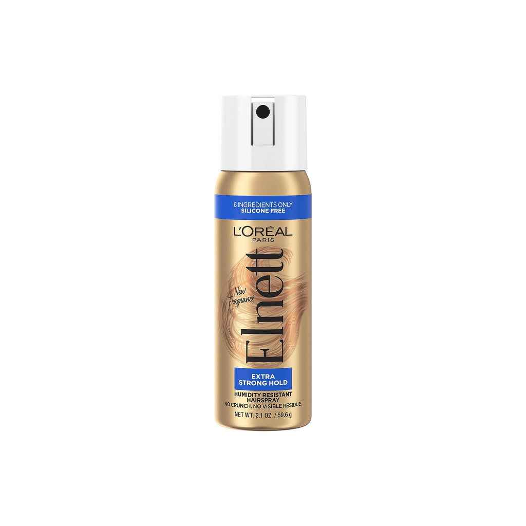L'Oreal Paris Elnett Satin Hairspray Extra Strong Hold Travel Size 2.2 Ounce (1 Count) (Packaging May Vary)
