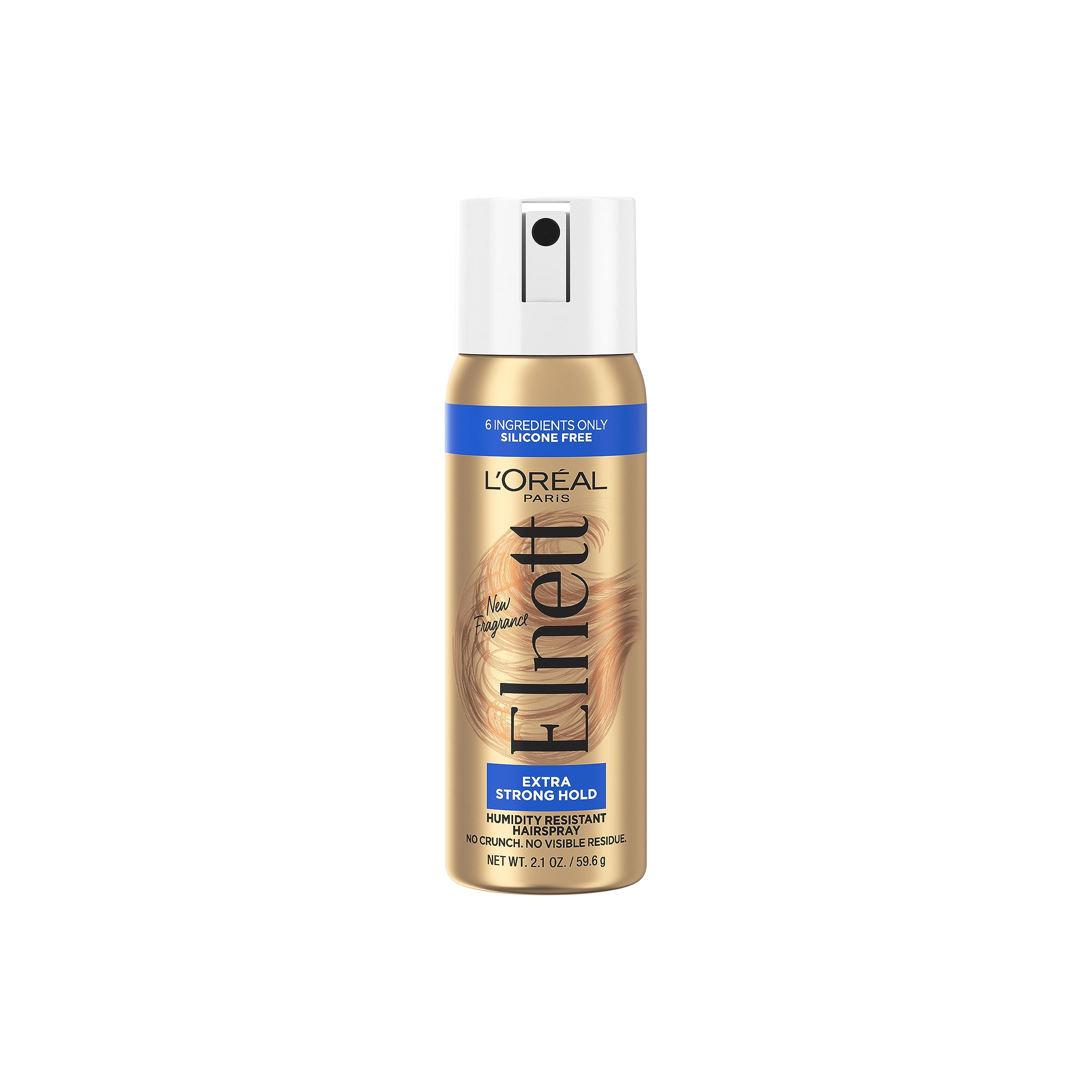 L'Oreal Paris Elnett Satin Hairspray Extra Strong Hold Travel Size 2.2 Ounce (1 Count) (Packaging May Vary)