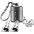 Buy now High Fidelity Concert Earplugs, Reusable Musicians Ear Plugs, 24dB Advanced Filter Technology Ear Protection Black at indiglob india