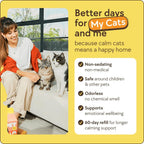 TherapetMD Cat Calming Diffuser Refill Kit (2-Pack, 60-Day Supply) – Cat Pheromone Refill for Stress, Pee Spraying, Fighting, Aggression, Meowing & Scratching – Use with TheraPet MD Diffuser