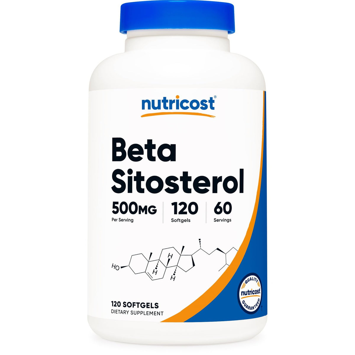 Nutricost Beta Sitosterol 120 Softgels, 500mg, 60 Servings, Gluten-Free