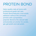 Young Nails Protein Bond - Non-Acidic Nail Primer, Enhanced Adhesion for Gel Polish & Acrylic, Nail Dehydrator, PH Bonder for Gel Nails, 0.25 oz