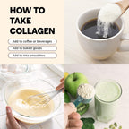 Marine Collagen Peptides - Hydrolyzed Ultra-fine Collagen Powder for Women & Men, Hyaluronic Acid, Biotin, Vitamin C, for Skin, Hair, Nails, Joints, Non-GMO, Unflavored, Easily Dissolved, 16oz
