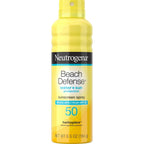 Neutrogena Beach Defense Sunscreen Spray, SPF 50, 6.5 oz | Face & Body, Broad Spectrum for UVA/UVB Protection, Lightweight Sunscreen, Water-Resistant up to 80 Minutes, Beach-Strength