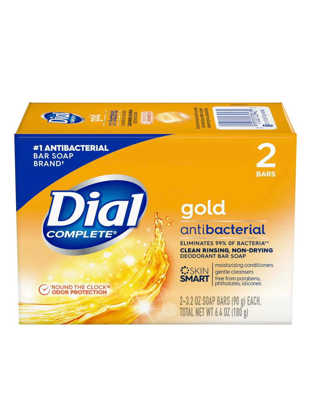 Buy now Dial Gold Antibacterial Deodorant Soap, 2 Pack, Total Net Wt 6.4 oz at indiglob india