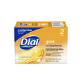 Dial Gold Antibacterial Deodorant Soap, 2 Pack, Total Net Wt 6.4 oz