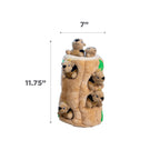 Outward Hound Hide-A-Squirrel Plush Squeaky Dog Toy, XL, 7" x 11.8"