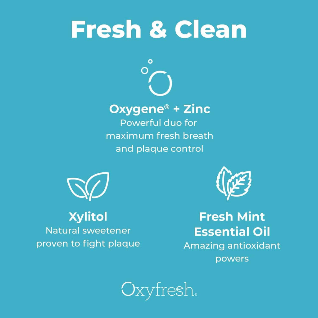 Buy now Oxyfresh Premium Pro Formula Fresh Mint Mouthwash â€“ Patented Zinc Mouthrinse for All Day Fresh Breath & Healthy Gums â€“ Refreshing & Alcohol Free Mouthwash | 16oz at indiglob india
