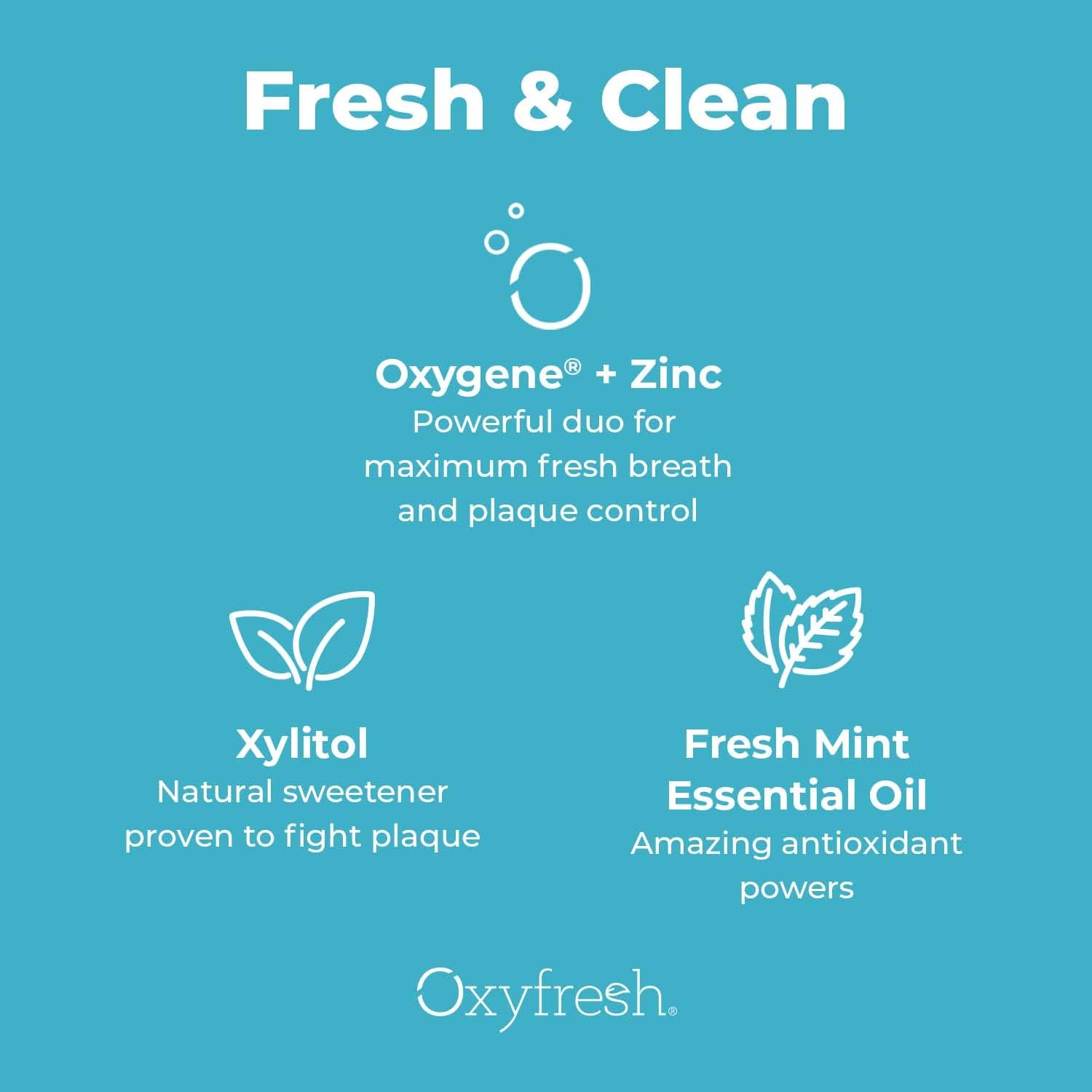 Buy now Oxyfresh Premium Pro Formula Fresh Mint Mouthwash â€“ Patented Zinc Mouthrinse for All Day Fresh Breath & Healthy Gums â€“ Refreshing & Alcohol Free Mouthwash | 16oz at indiglob india