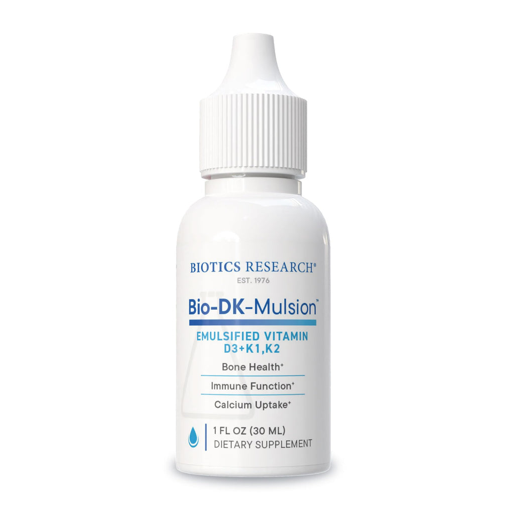 BIOTICS RESEARCH Bio-DK-Mulsion™ Liquid Vitamin D3 5000 IU, K1,K2 300mcg